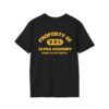 Property of Alpha Academy Unisex Softstyle T-Shirt - Image 3